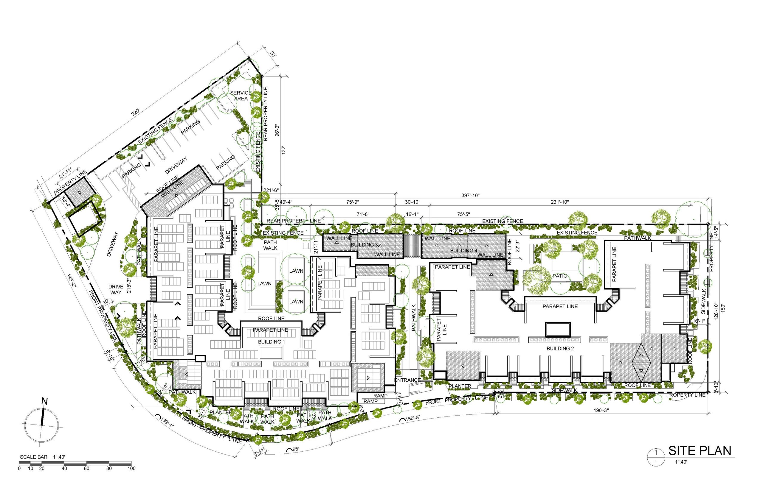 complex site plan